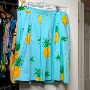 TALBOT RSVP pineapple skirt